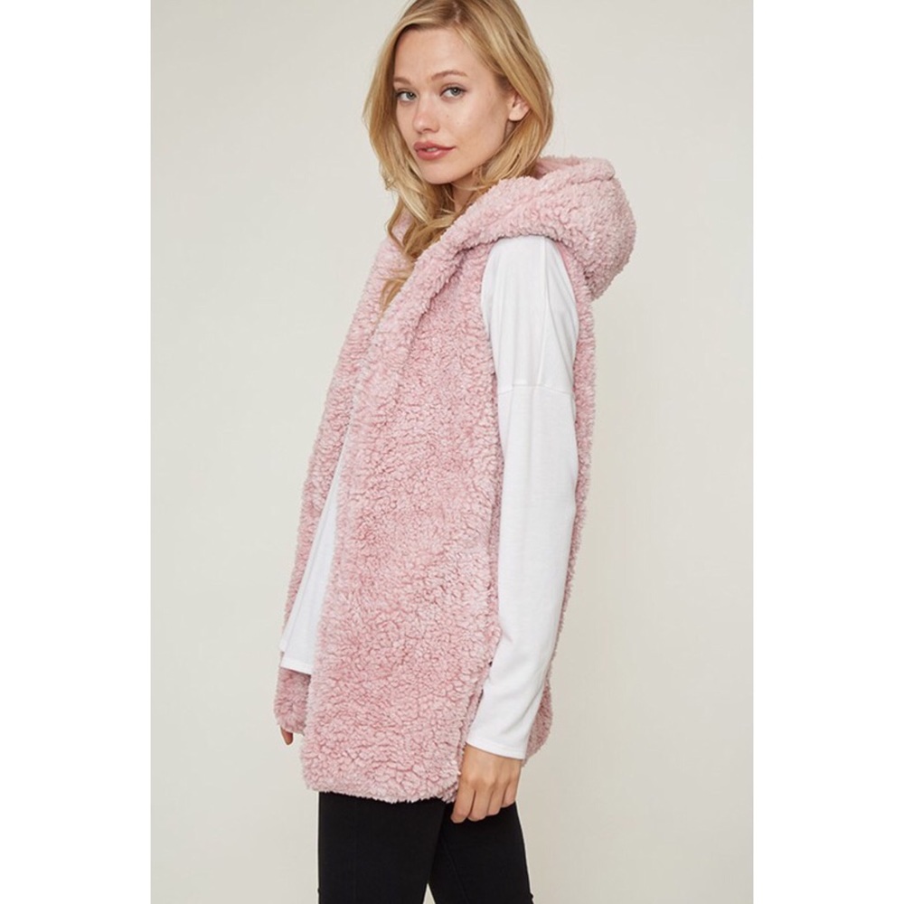 🌺5⭐️🎉HP🎉Teddy Sherpa Vest - Picture 3 of 6